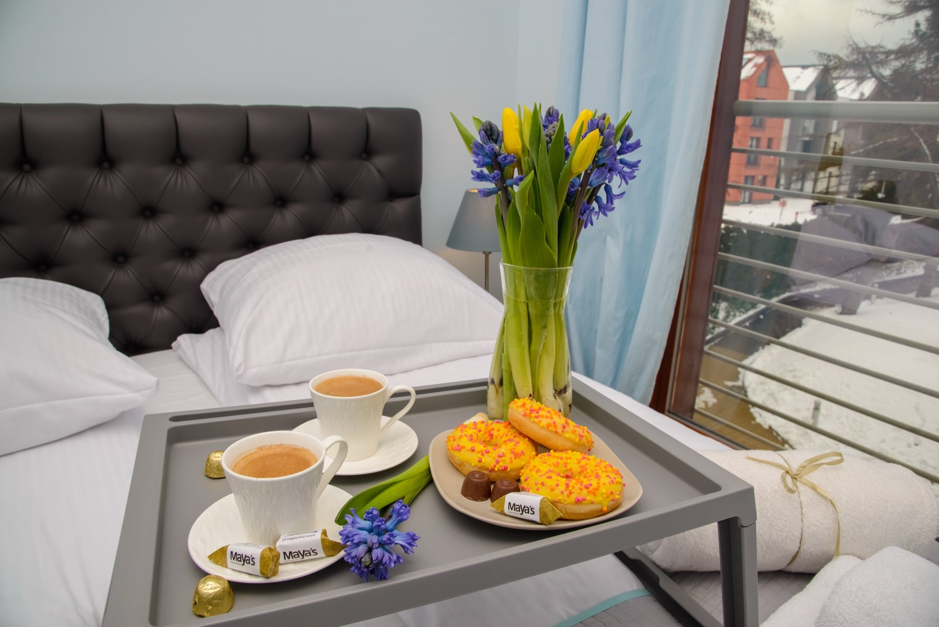Neptun Park seaside apartment in coastal aqua tones near Brzeźno beach in Gdańsk — interior view 4